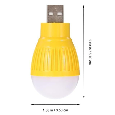 PowerMaster PM-34389 USB Beyaz Gece Lambası Mini Ampul Aydınlatma