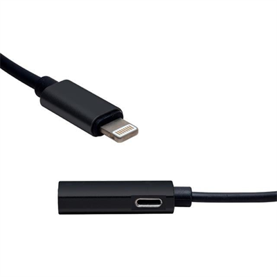 PowerMaster PM-3770 2in1 Lightning Girişli Şarj Ve Kulaklık Çevirici Kablo