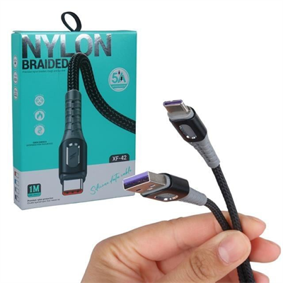 PowerMaster PM-3785 USB-A TO Type-C 5 Amper Şarj Ve Data Veri Kablosu (1 Metre)