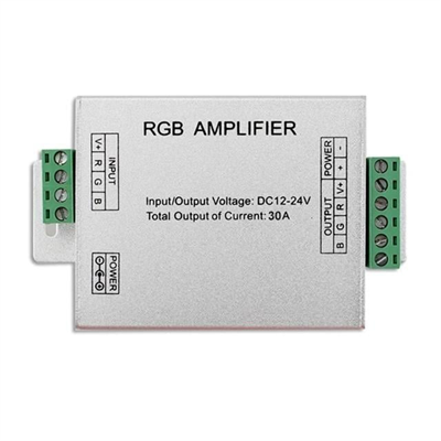 PowerMaster PM-4877 12 Volt - 24 Volt 30 Amper RGB Şerit Led Amplifier (Repeater)