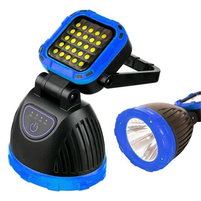 PowerMaster PM-8033B 6 Modlu EL Feneri Ve Işıldak Acil Durum Lambası 25 Cob Ledli Solar Şarjlı
