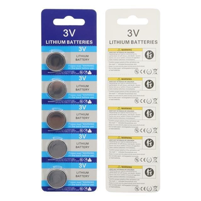 PowerMaster PM-9535 CR2016 3 Volt Lityum Para Pil (5li Paket)