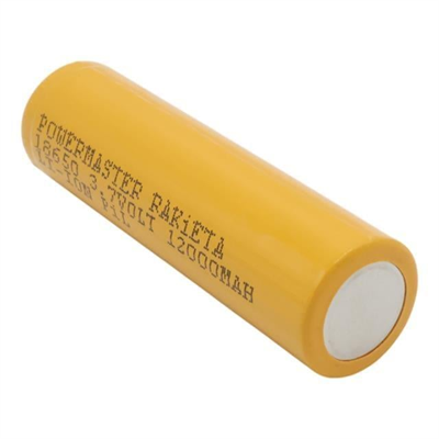 PowerMaster PM-9599 Rakieta 3.7 Volt 1200mAh 18650 Başlıklı Şarj Edilebilir Lityum Pil (Tekli)