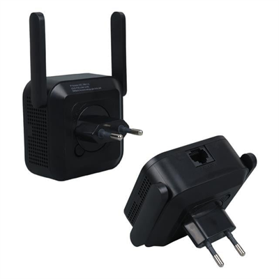 PowerMaster PW-WR22 300 Mbps 2.4 Ghz 2 Anten Wifi Router Repeater Access Point Priz Tipi