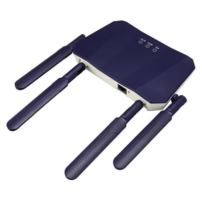 PowerMaster R8B 300 Mbps 2.4 Ghz Menzil Genişletici 1 Portlu Wifi Router 4 Antenli
