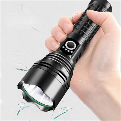 PowerMaster RELAX-30 P50 Su Geçirmez Zoomlu Flash Özellikli Şarjlı Metal Kasa Profesyonel El Feneri