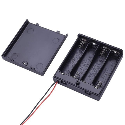 Powermaster  4lü AA Kapaklı Switchli Pil Yuvası (IC-233F)