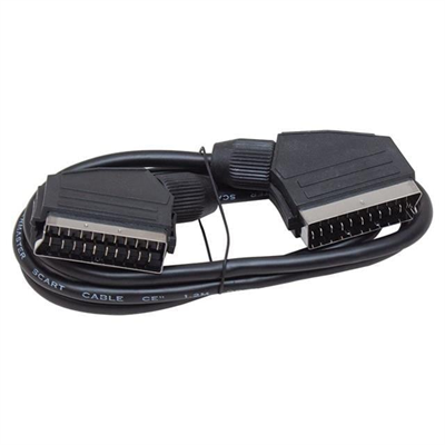 Powermaster 1.2 Metre 7 Mm Tırnaklı Scart Scart Kablo