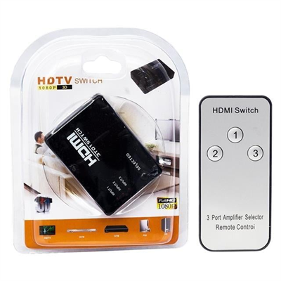 Powermaster 3 Giriş 1 Çıkış HDMI Switcher Toplayıcı PM-6853