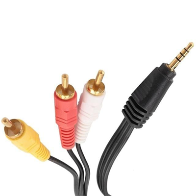 Powermaster 3.5Mm Stereo - 3 Boğumlu - 3Rca (Discman Kablosu) 1.5 Metre