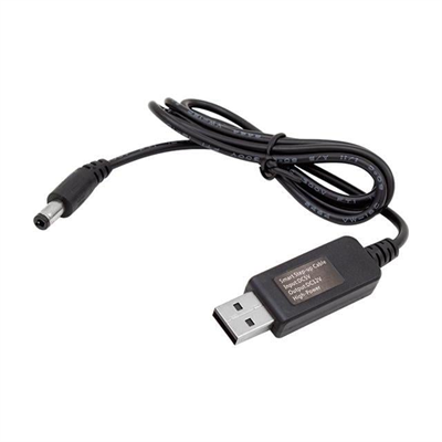 Powermaster 5V-12V USB To DC 5.5*2.5mm Kablo (12 Volt 1 Amper)