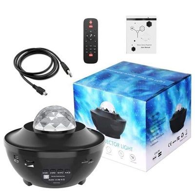 Powermaster Bluetooth Destekli Animasyonlu Ufo Tip Disko Topu PM-7388