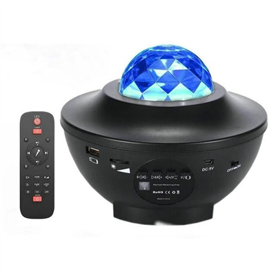 Powermaster Bluetooth Destekli Animasyonlu Ufo Tip Disko Topu PM-7388