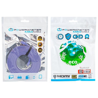Powermaster Cat6 Yassı Kablo 5 Metre