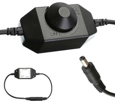 Powermaster DC12V-DC24V 2A Tek Renkli Işık Şiddeti Kontrolü Şerit Led Dimmer PM-4612