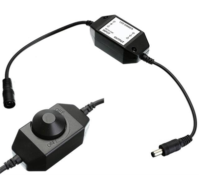 Powermaster DC12V-DC24V 2A Tek Renkli Işık Şiddeti Kontrolü Şerit Led Dimmer PM-4612