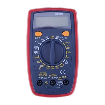 Powermaster DT33D Dijital Multimetre Ölçü Aleti