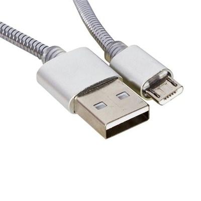 Powermaster Dataline Micro Serisi Örgülü Kısa Şarj Kablosu