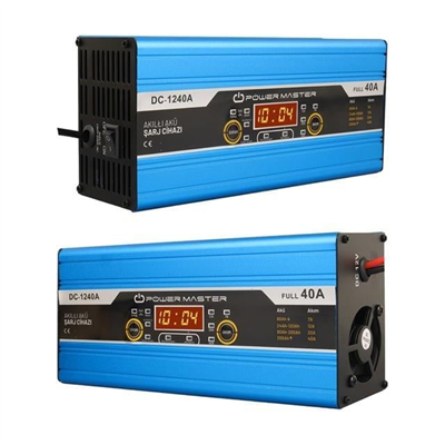 Powermaster Dc-1240A 12 Volt Max 40 Amper Akıllı Akü Şarj Cihazı