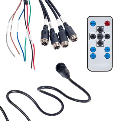 Powermaster Dokunmatik Tuş Takım Quad 4 Yollu (4 e Bölünebilen 7\\ Ekran) Araç Monitör