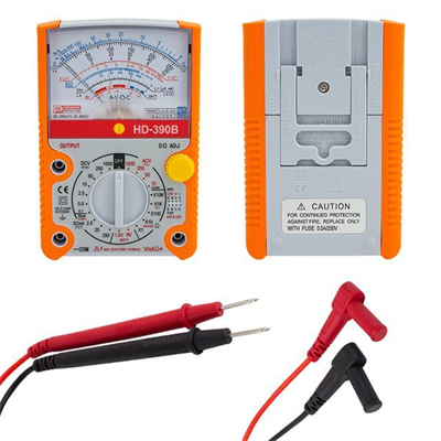 Powermaster HD-390B Geniş Ekran Analog Multimetre Ölçü Aleti