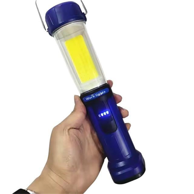 Powermaster HK-802 Şarjlı 30 Beyaz + 20 Mavi-Kırmızı Smd Led / 55 Cob Ledli 5 Modlu Çalışma Lambası