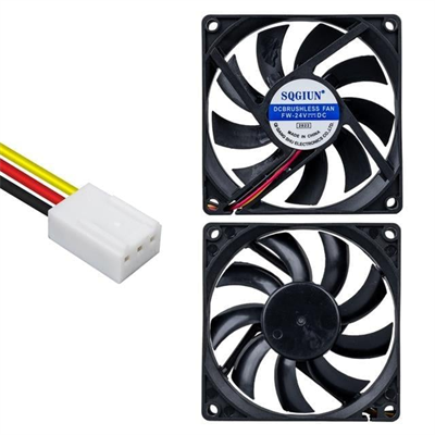 Powermaster IC-216A 3P Kablolu 80X80X15 24Volt  Fırçasız DC Fan