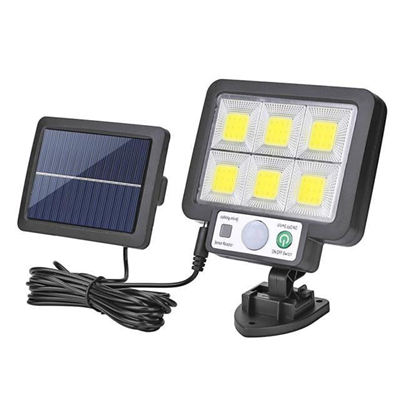 Powermaster JX-F72 Solar Panelli Hareket Sensörlü Üç Modlu Duvar Lambası