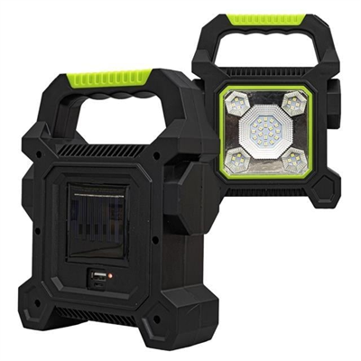 Powermaster JY-258C 3 Kademeli̇ Şarjlı Çok Fonksiyonlu Solar Işıldak