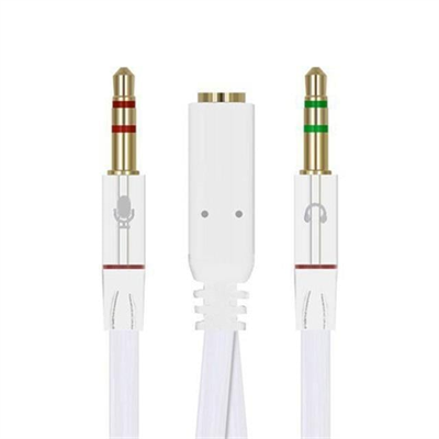 Powermaster Kulaklık Mikrofon Hoparlör Çevirici Ayırıcı Kablo 20 Cm