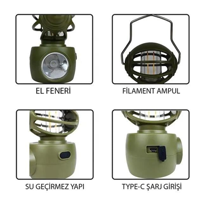 Powermaster LF-3328B 30Watt Kamp Lambası