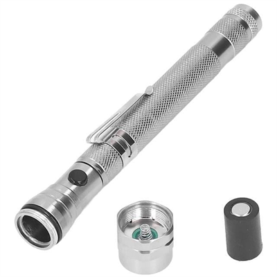 Powermaster MX-2808 Mıknatıslı 360 Derece Döner Başlıklı 3 Ledli Beyaz Işık El Feneri