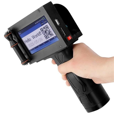 Powermaster PM-10878 4.3 Dokunmatik Ekranlı Şarjlı Endüstriyel El Tipi Portatif Mürekkep Yazıcı