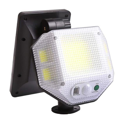 Powermaster PM-14917 Sensörlü Kumandalı 3 Kademeli Solarlı Bahçe Aydınlatma Lambası