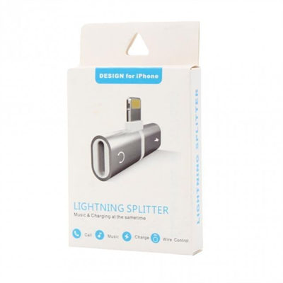 Powermaster PM-18316 iPhone Lightning Şarj Kulaklık Çevirici Adaptör Jack