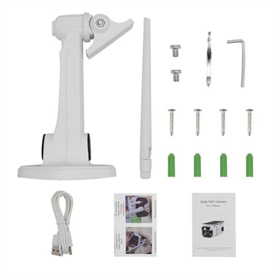 Powermaster PM-19469 1080P Antenli Metal Kasa  Solar Wifi IP Kamera
