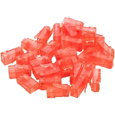 Powermaster PM-22701 RJ45 RJ45 CAT6 8P/8C Kırmızı Soket (100lü Paket)