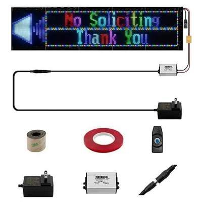 Powermaster PM-23824 23,2x82cm Kayan Yazı Led Tabela