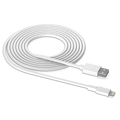 Powermaster PM-24123 Beyaz 3 Metre 2 Amper iPhone Lightiıng Şarj Data Kablosu