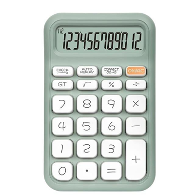 Powermaster PM-25410 Yeşil 12 Haneli Hesap Makinesi