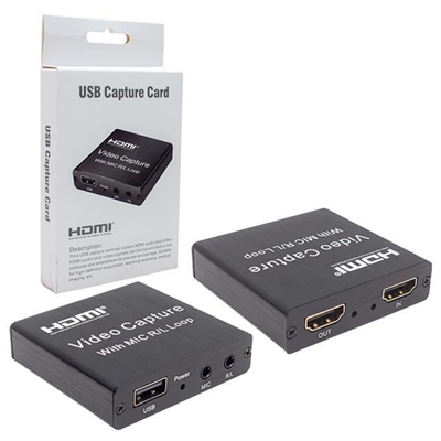 Powermaster PM-2620 4K Uyumlu 1080P USB 2.0 HDMI Video Capture Kart