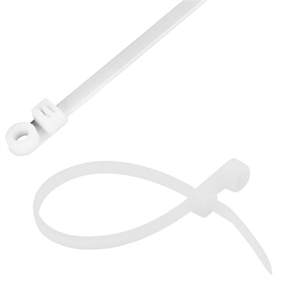 Powermaster PM-26329 Beyaz Delikli Kablo Bağı 2.5X100Mm