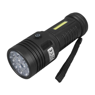 Powermaster PM-26722 Plastik 4+2 Modlu Şarjlı 12 Ledli El Feneri