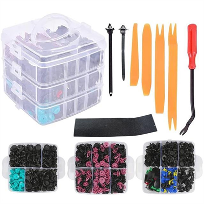 Powermaster PM-26823 Oto Tampon Tutucu Klipsi Plastik Bağlantı Ekipmanları 696lı Set