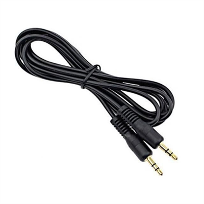 Powermaster PM-26896 Siyah 3.5 Mm Stereo Erkek-Erkek 1.5 Metre Aux Kablo