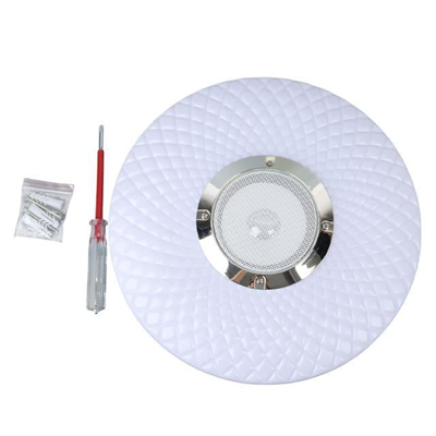 Powermaster PM-27329 Beyaz 30*6 Cm 24 Watt Bluetooth Hoparlörlü Tavan Aydınlatma (AL-BL302) Tornavida Hediyeli