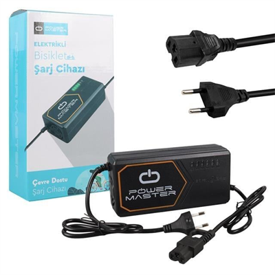 Powermaster PM-31122 36 Volt 20 Amper Elektrikli Bisiklet Şarj Cihazı