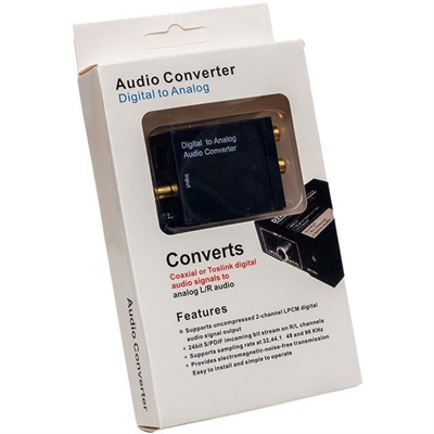 Powermaster PM-32145 Dijital Optik Ses To RCA Audio Çevirici Konverter