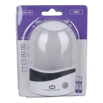 Powermaster PM-34096 1 Watt Ledli Fotoselli Sensörlü Gece Lambası