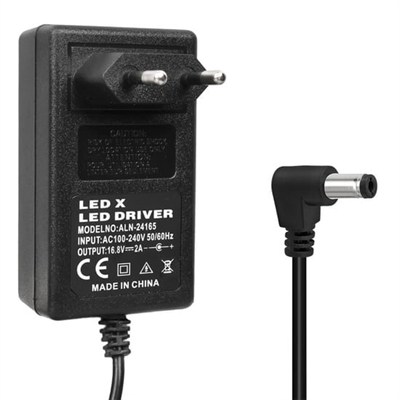 Powermaster PM-5284 16.8 Volt - 2 Amper - 33.6 Watt 5.5*2.5 Mm L Uçlu Şarjlı Matkap Adaptörü